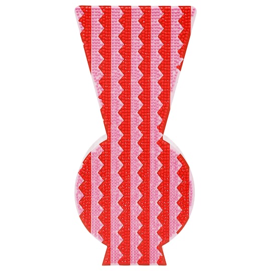 Jonathan Adler x Michaels Pink Zig Zag Stripe Diamond Art Vase Kit
